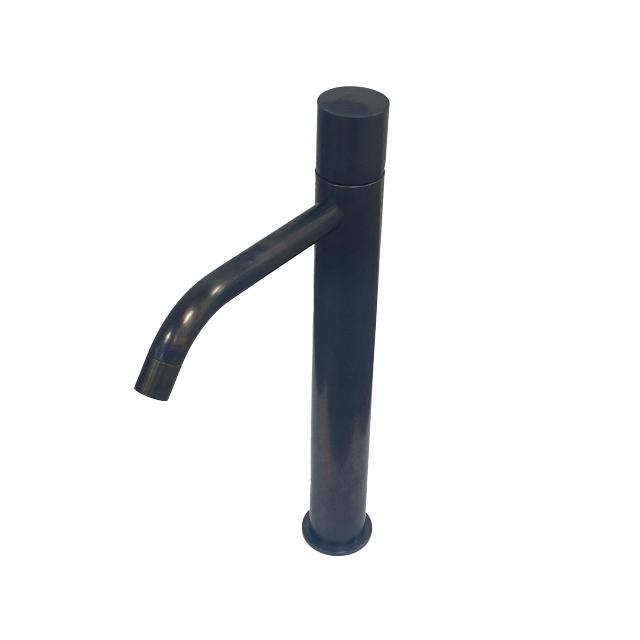 Mira 070 håndvaskarmatur høj model, Bruneret massiv messing