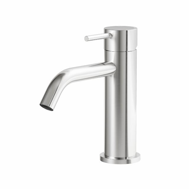 Mira 140 RS håndvaskarmatur, Rustfrit stål