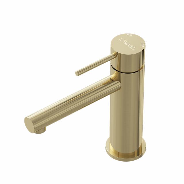 Mira 155 RS håndvaskarmatur, PVD Messing