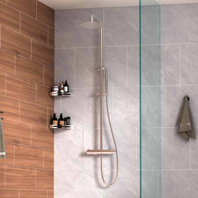 Lavabo Argo RS komplet brusesystem, Rustfrit stål
