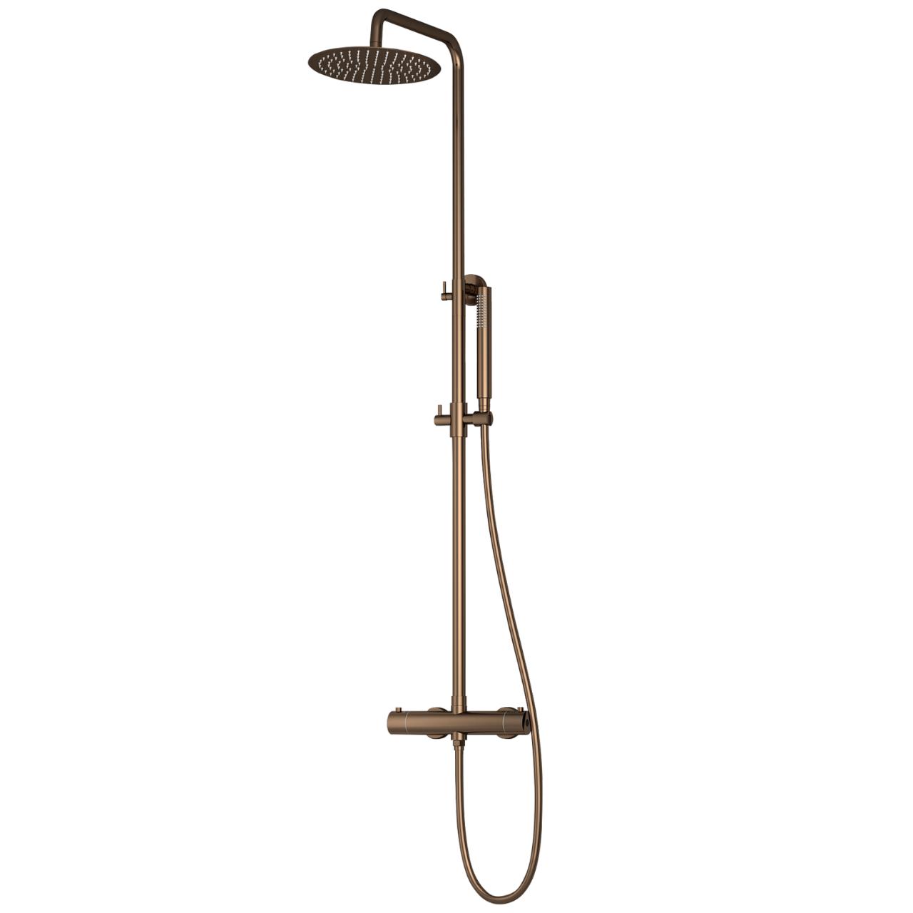 Lavabo Argo RS komplet brusesystem, PVD Kobber