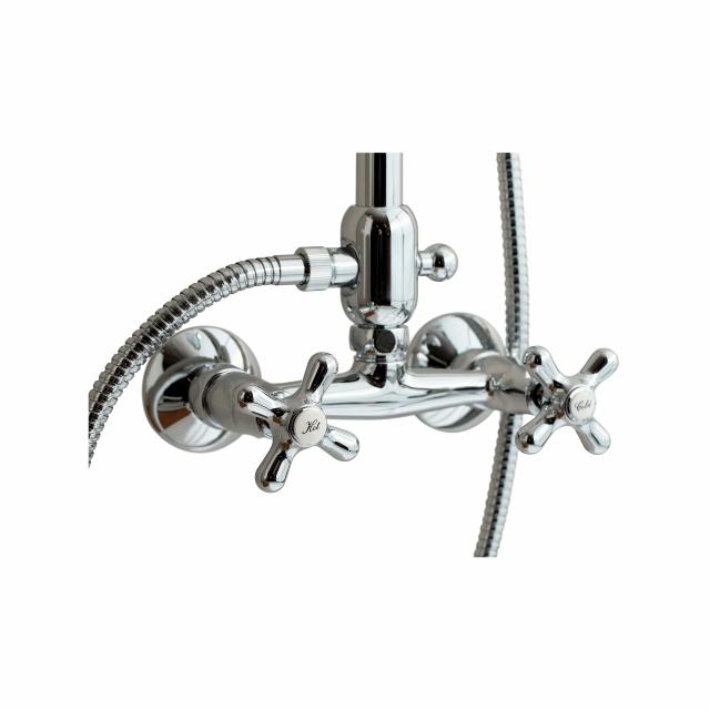 Retro komplet to-grebs brusesæt, Krom