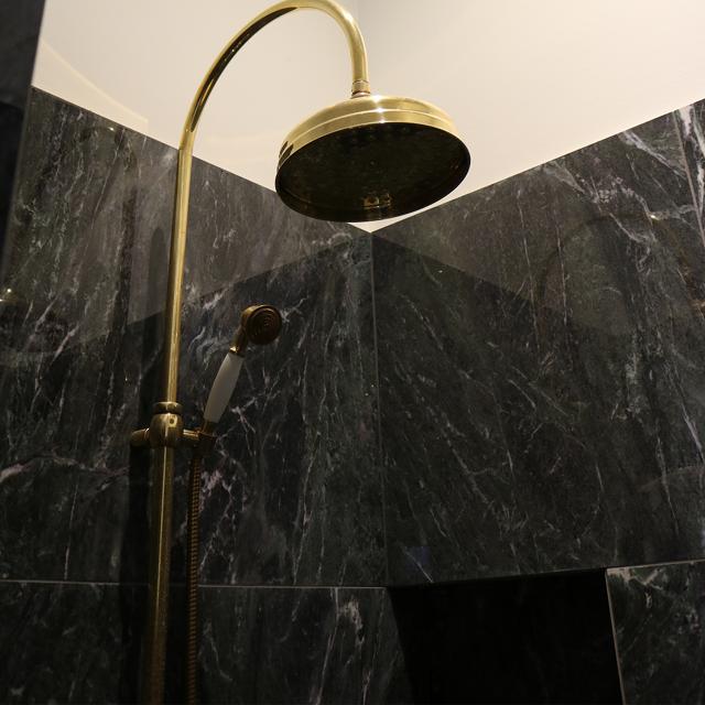 Retro komplet to-grebs brusesæt, Massiv messing