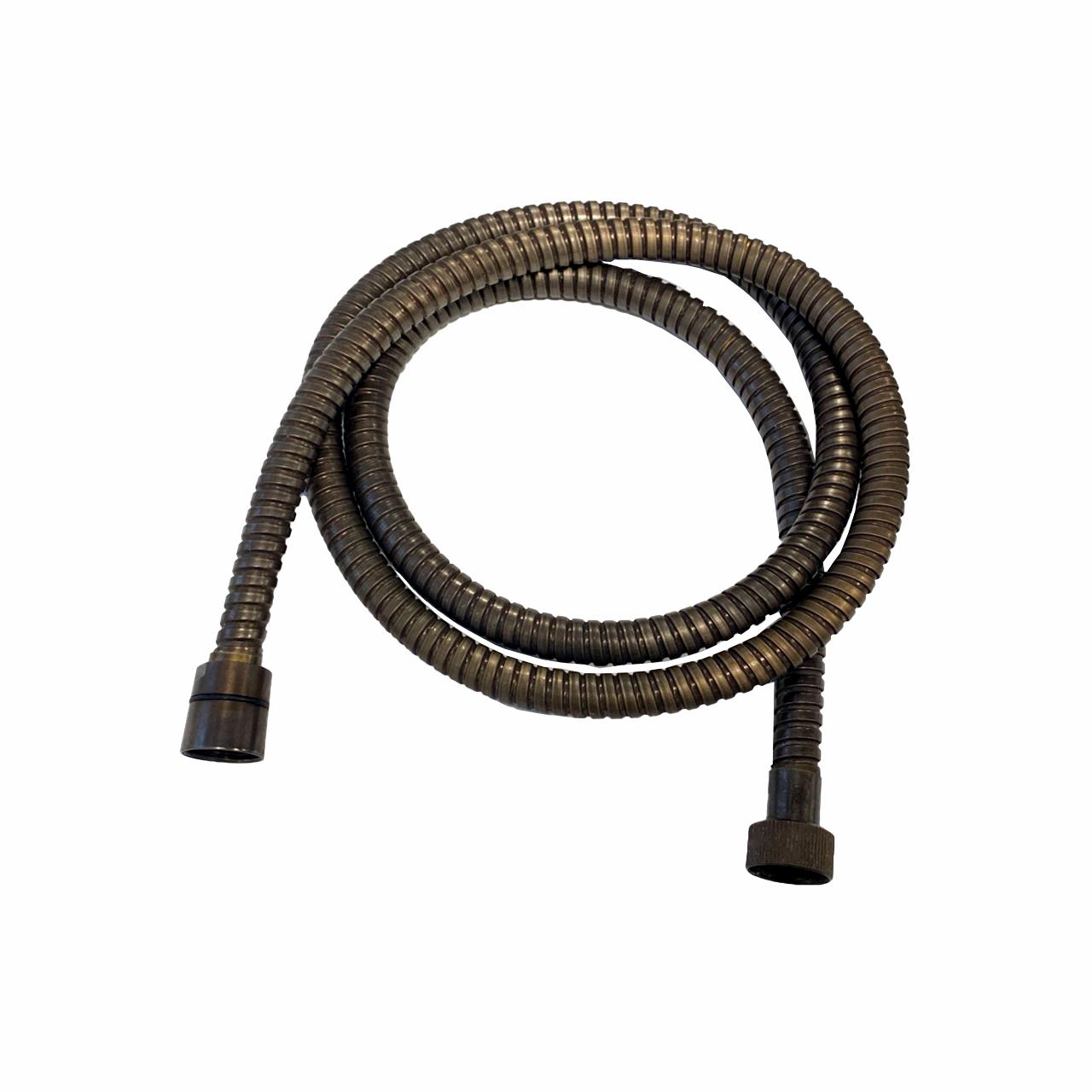 Bruseslange til Argo & Retro, 1500 mm, Bruneret massiv messing