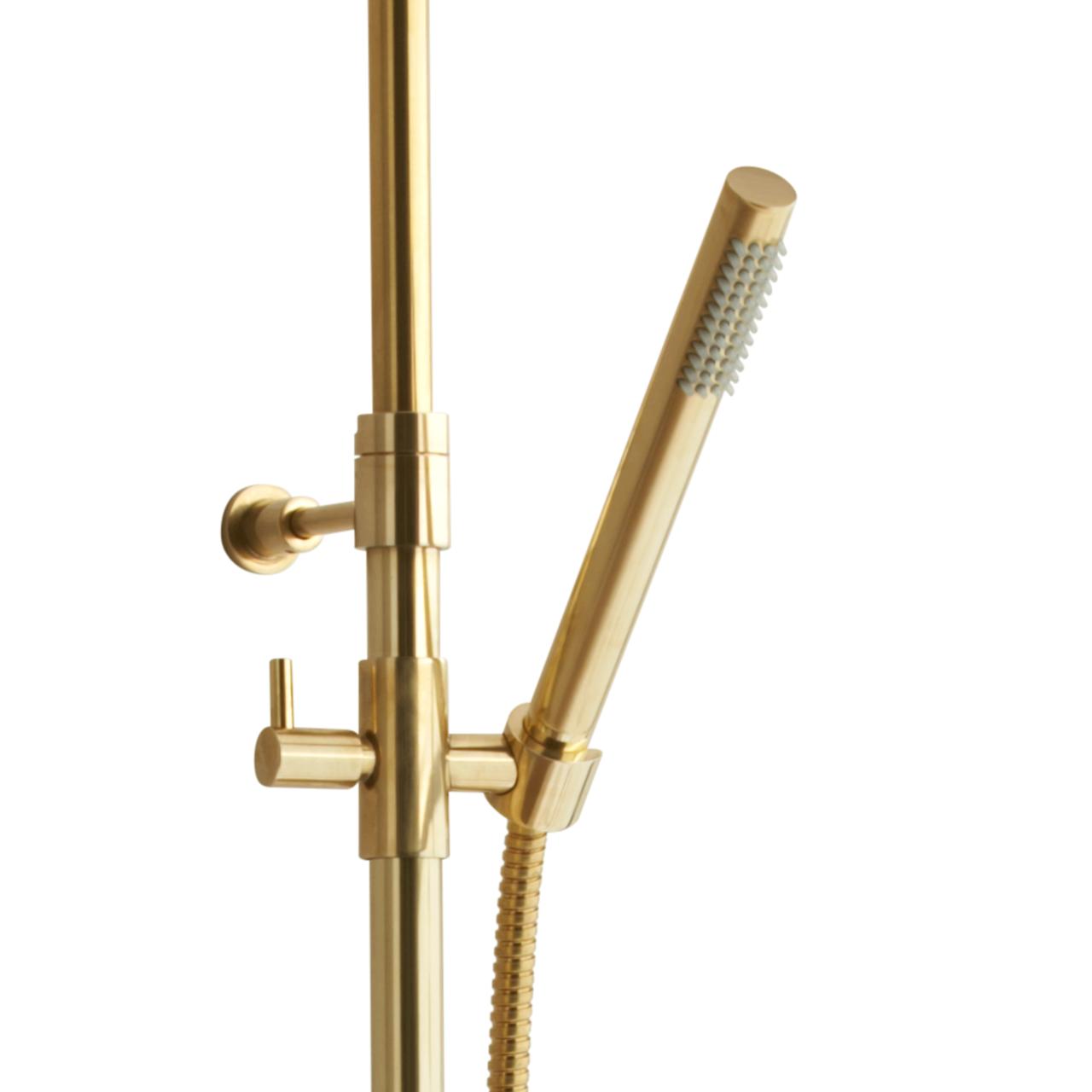 Lavabo håndbruser cylindrisk, Massiv messing