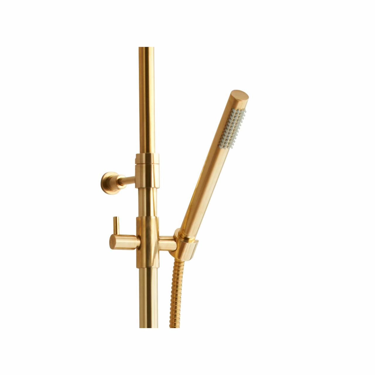 håndbruser cylindrisk, Massiv messing