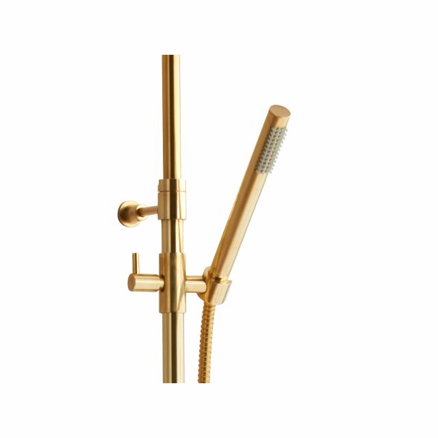 håndbruser cylindrisk, Massiv messing