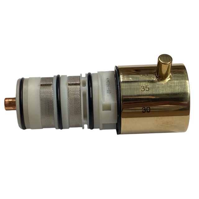 Komplet termostat til Argo inkl. greb, Massiv messing