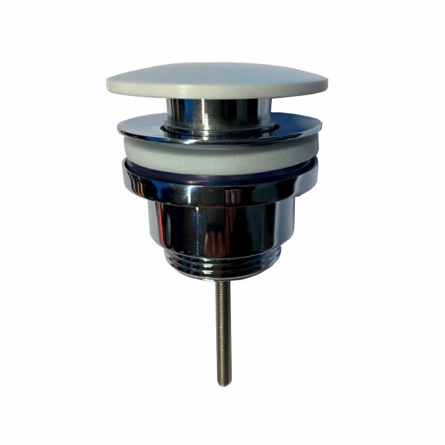 Luna pop-up bundventil, Solid Surface hvid