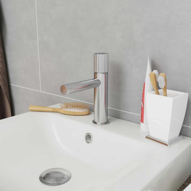Lavabo Luna pop-up bundventil, Krom