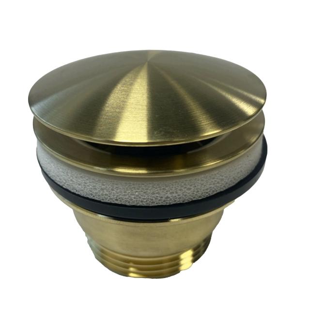 Lavabo Luna RS universal pop-up bundventil, PVD Messing