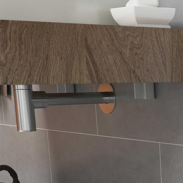 Luna vandlås t/vægmontering, Krom