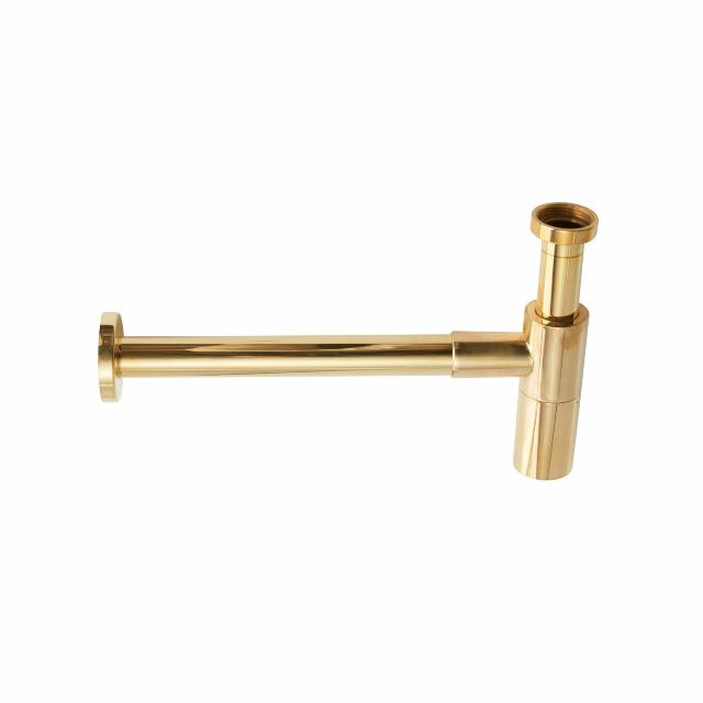 Luna vandlås t/vægmontering, Massiv messing