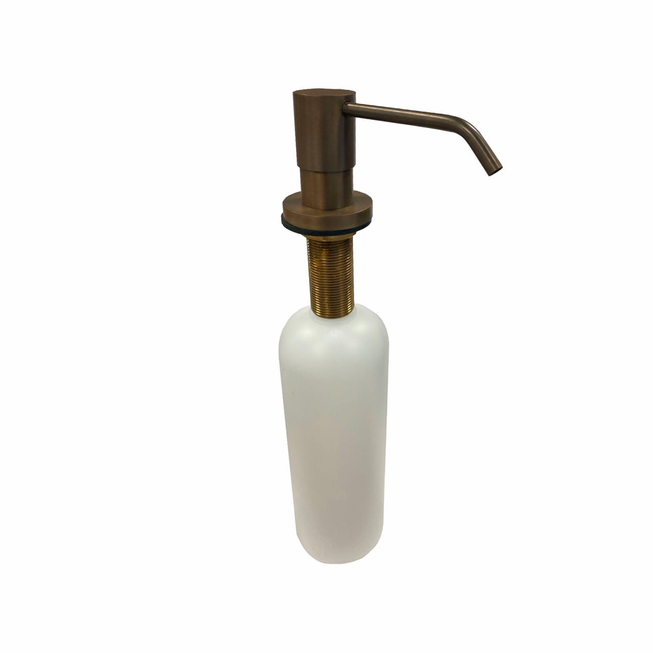 Luna sæbedispenser, Bruneret massiv messing