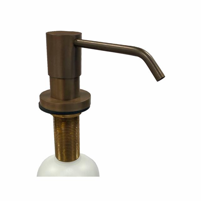 Luna sæbedispenser, Bruneret massiv messing