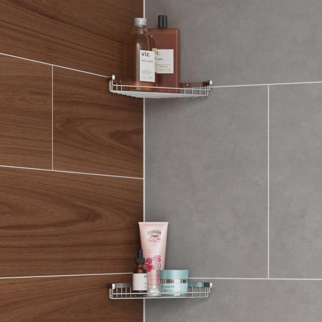 Luna hjørnetrådkurv, Krom