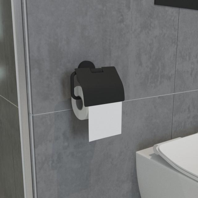 Luna toiletpapirholder m/låg, Matsort