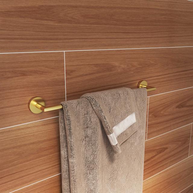 Luna håndklædestang 600 mm, Massiv messing