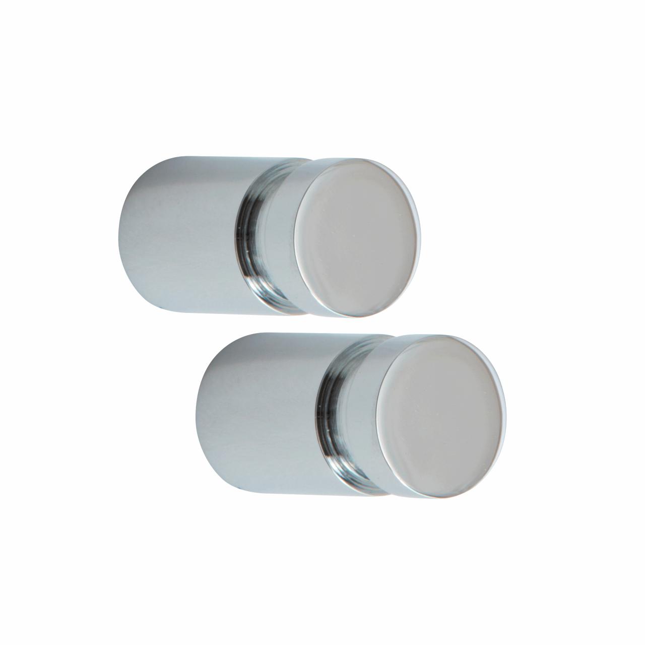 Luna håndklædekroge lille 2 stk, Krom