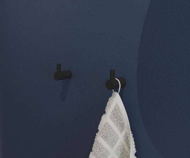 Luna håndklædekroge mellem 2 stk, Matsort