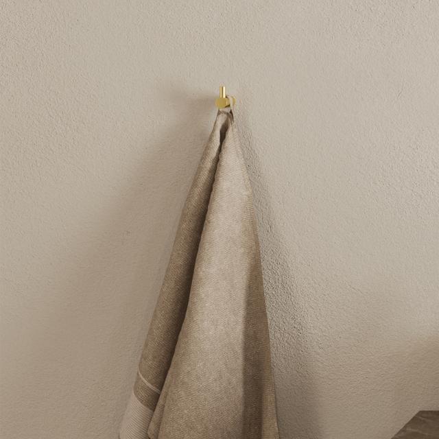 Lavabo Luna håndklædekroge mellem 2 stk, Massiv messing