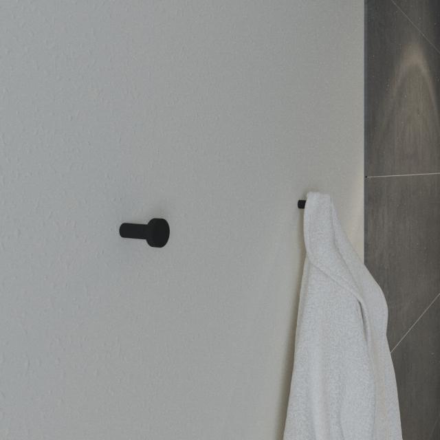 Luna håndklædekroge stor 2 stk, Matsort