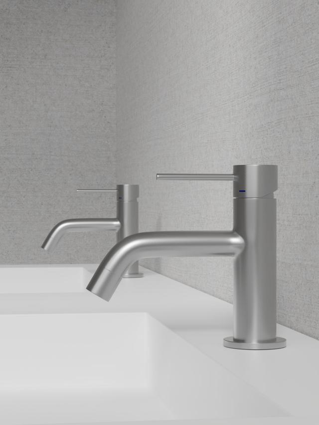 Primy Steel Voyage håndvaskarmatur, Rustfrit stål