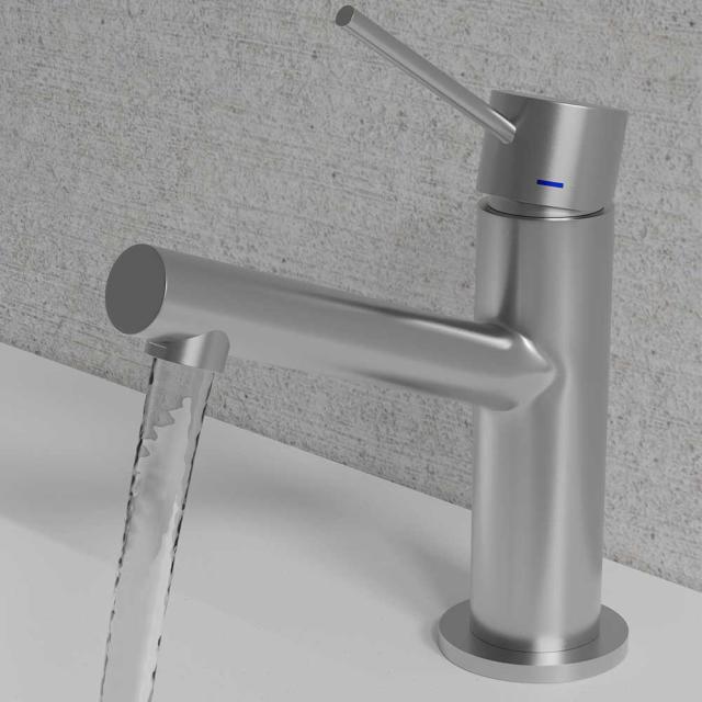 Primy Steel Vector håndvaskarmatur, Rustfrit stål