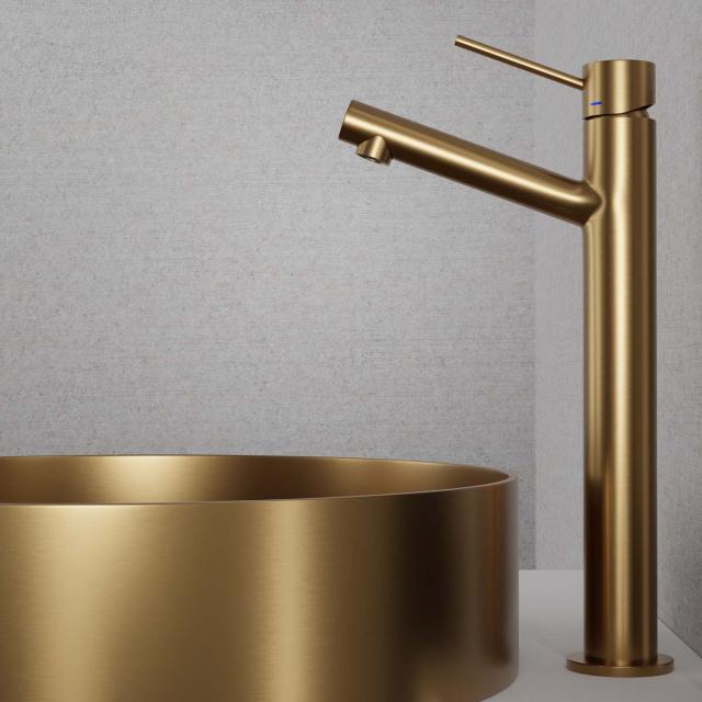 Primy Steel Vector High håndvaskarmatur, Sand