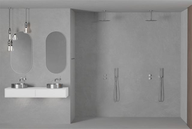 Primy Steel Harmonized 1 indbygningsarmatur til håndvask, Rustfrit stål