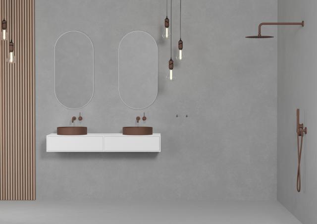 Primy Harmonized 1 indbygningsarmatur til håndvask, Rust