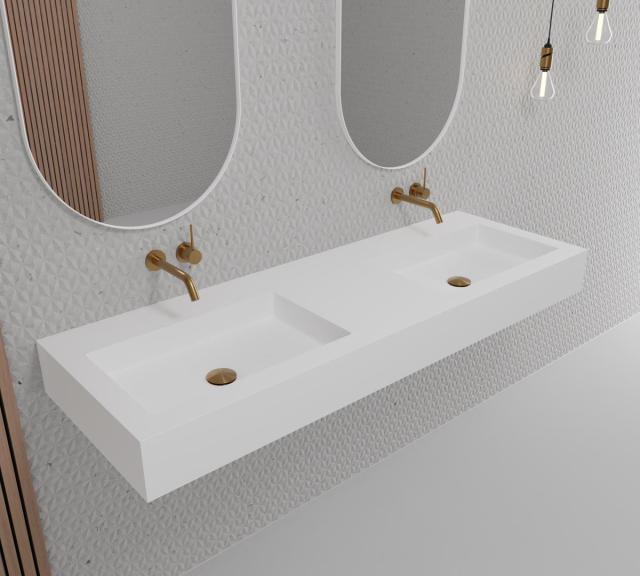 Primy Steel Harmonized 1 indbygningsarmatur til håndvask, Sand