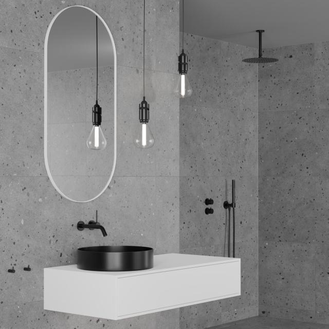 Primy Steel Harmonized 1 indbygningsarmatur til håndvask, Shadow