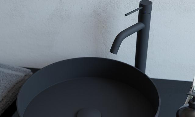 Primy Voyage High håndvaskarmatur, Coal