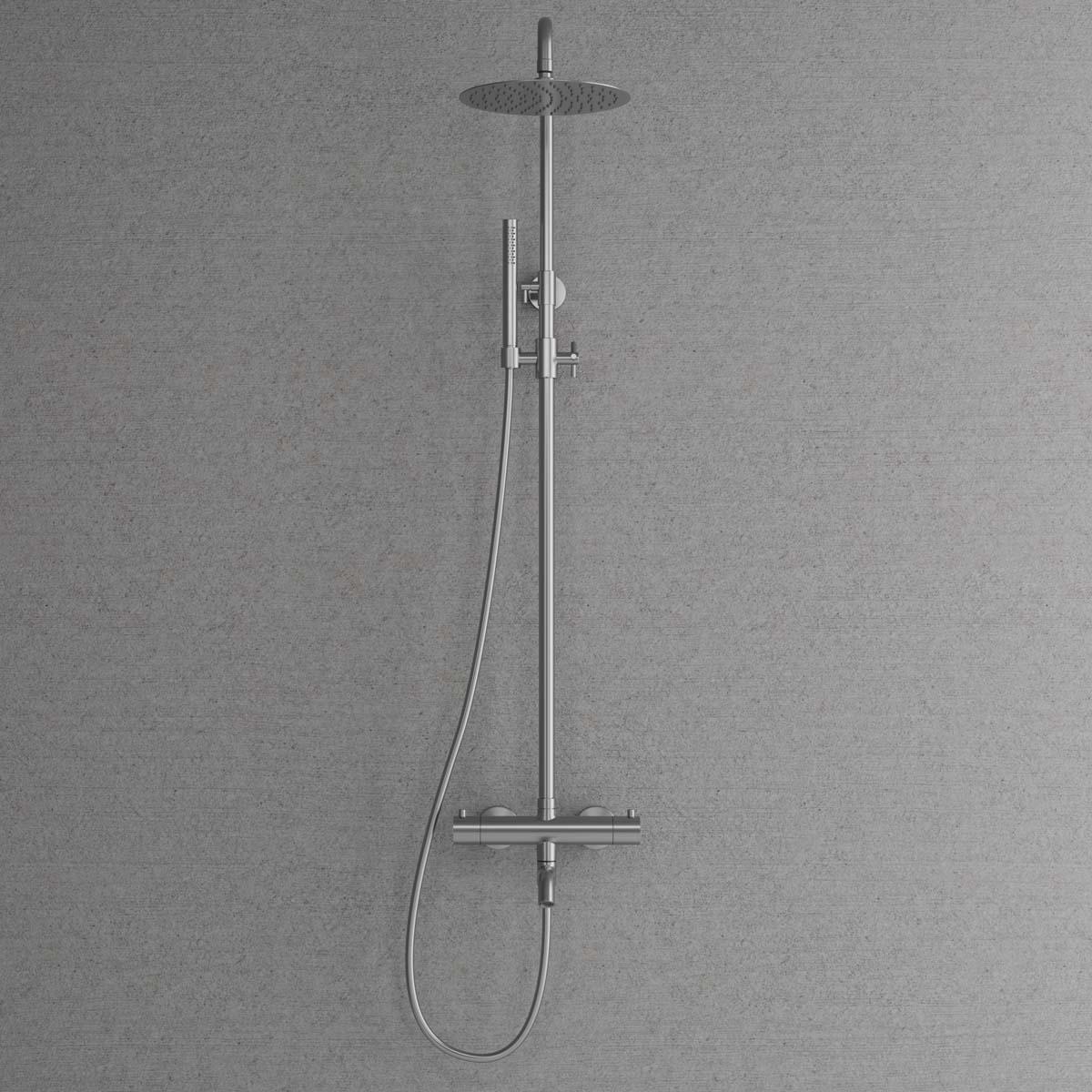 Primy Pleasure 3 komplet brusesystem m/kartud ED2, Rustfrit stål