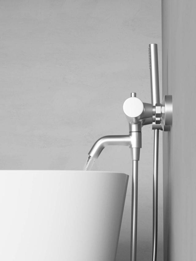 Primy Pleasure 4 komplet brusesystem m/håndbruser og kartud, Rustfrit stål