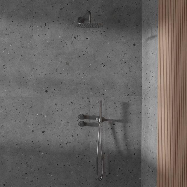 Primy Steel Harmonized 2x komplet indbygningsbrusesæt m/vægbruser, Rustfrit stål