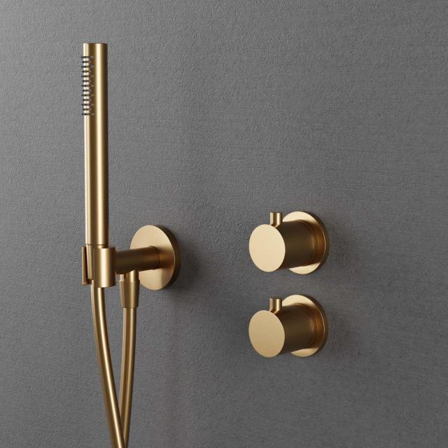 Primy Steel Harmonized 2y komplet bruseindbygningssæt m/loftbruser, Sand