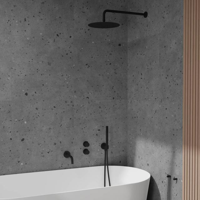 Primy Harmonized 3x komplet bruseindbygningssæt m/vægbruser og kartud, Coal