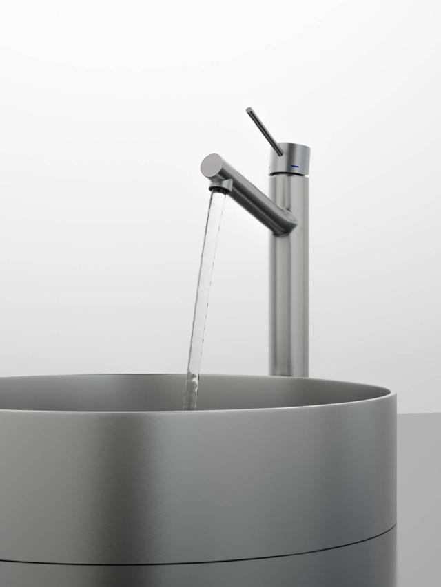 Primy Steel Rare R stålhåndvask, Rustfrit stål