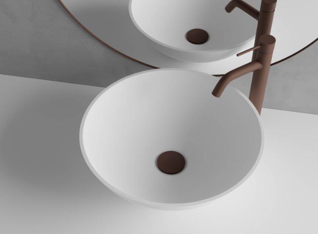 Primy R1 Solid Surface håndvask, Hvid