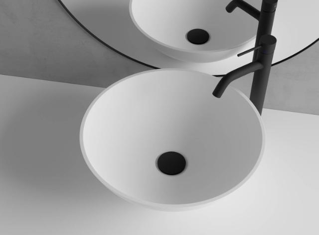 Primy R1 Solid Surface håndvask, Hvid