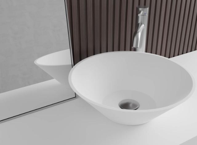 Primy R3 Solid Surface håndvask  Hvid