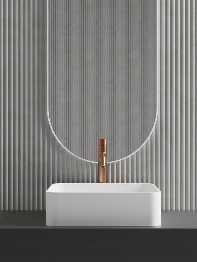 Primy S1 Solid Surface håndvask, Hvid