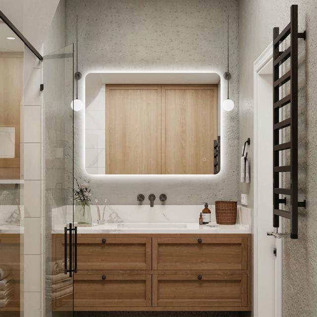 Studio 60x70 spejl LED-belysning m/antidug