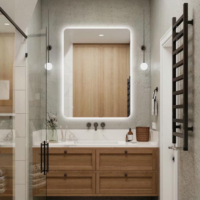 Studio 60x70 spejl LED-belysning m/antidug