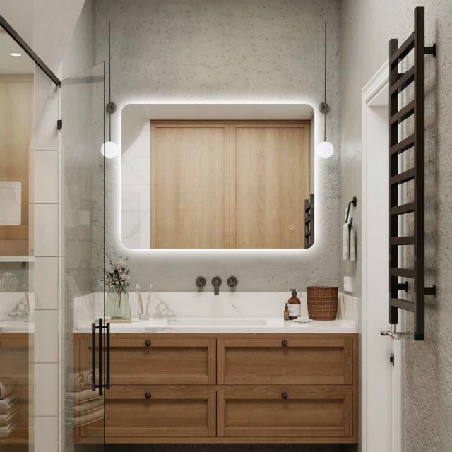Studio 80x70 spejl LED-belysning