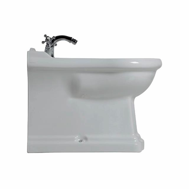 Retro gulvstående BTW-bidét, Hvid