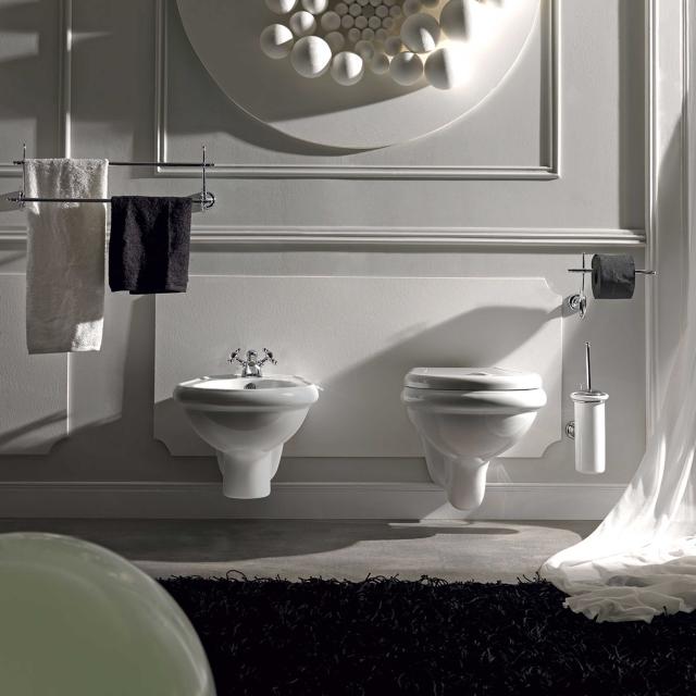 Retro væghængt bidét, Hvid