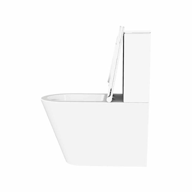 Forma gulvstående toilet m/sæde, Hvid